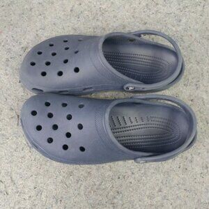 Crocs Classic Clogs Mens 13 Shoes Navy Blue Slip On Casual Gardening Sandals